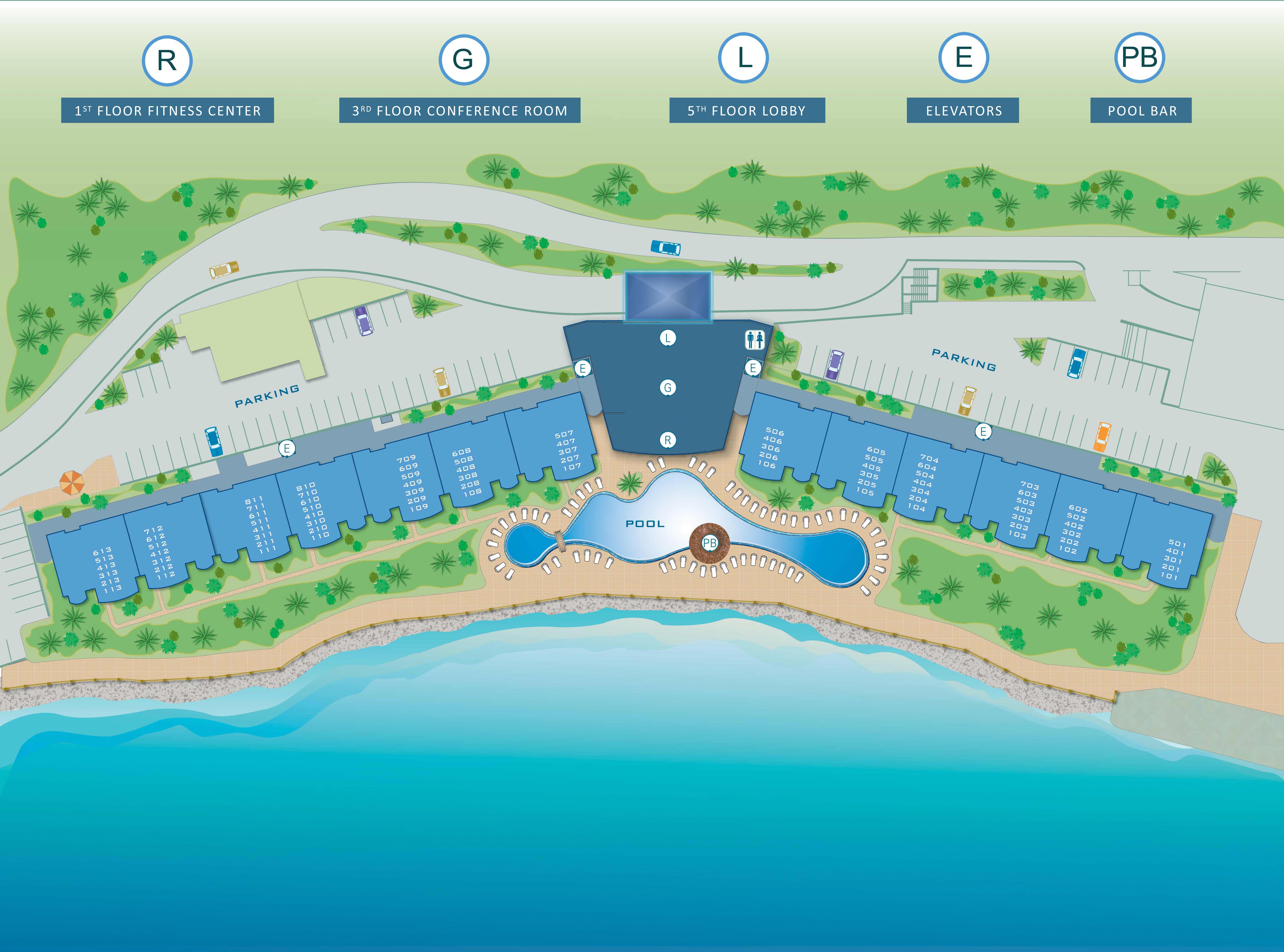 Site Plan, Simpson Bay Resort &amp; Marina