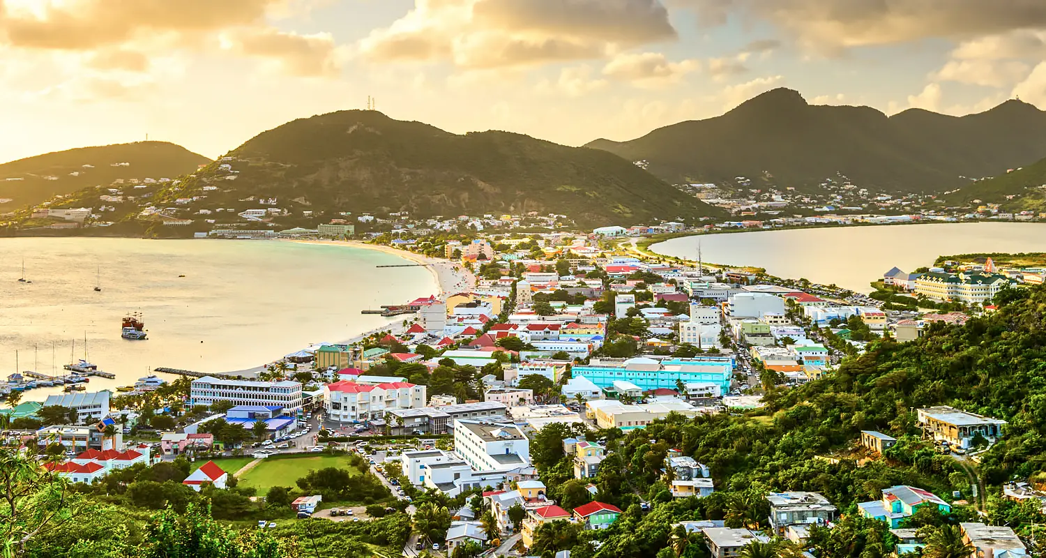 Founded on the shores of Great Bay in 1763 Philipsburg soon became an important port