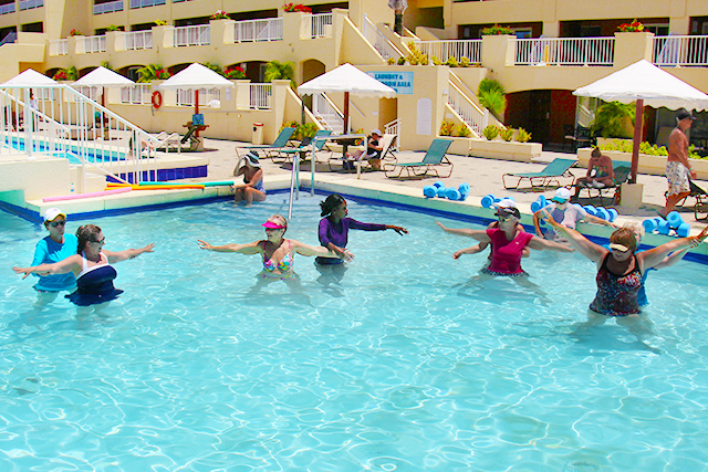 Simpson Bay Resort Aquaerobics